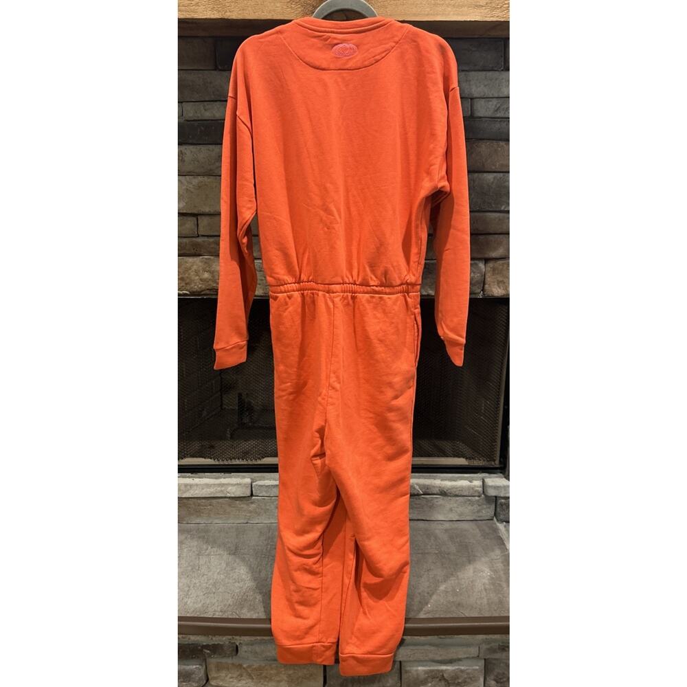Women’s ADIDAS Valentines Day Big Self All HEART Jumpsuit Size S *B2 - Picture 5 of 5